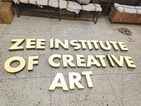 Institute Liquid Acrylic Letter